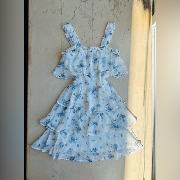 Dex White Floral Dress - Picture 1 of 5